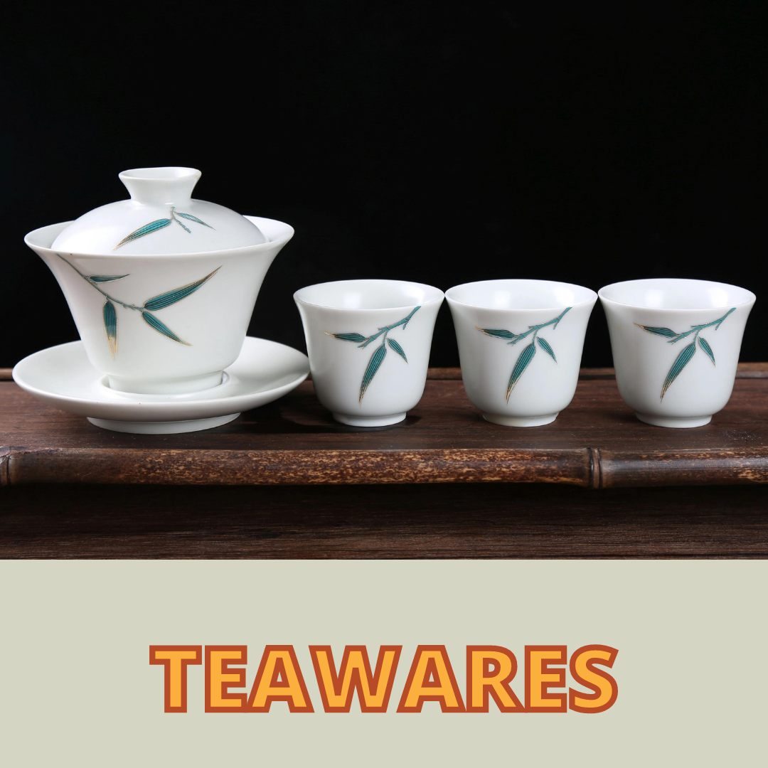 Bamboo Shoots Porcelain Tea Cups * Set of 4 — Yunnan Sourcing Tea Shop