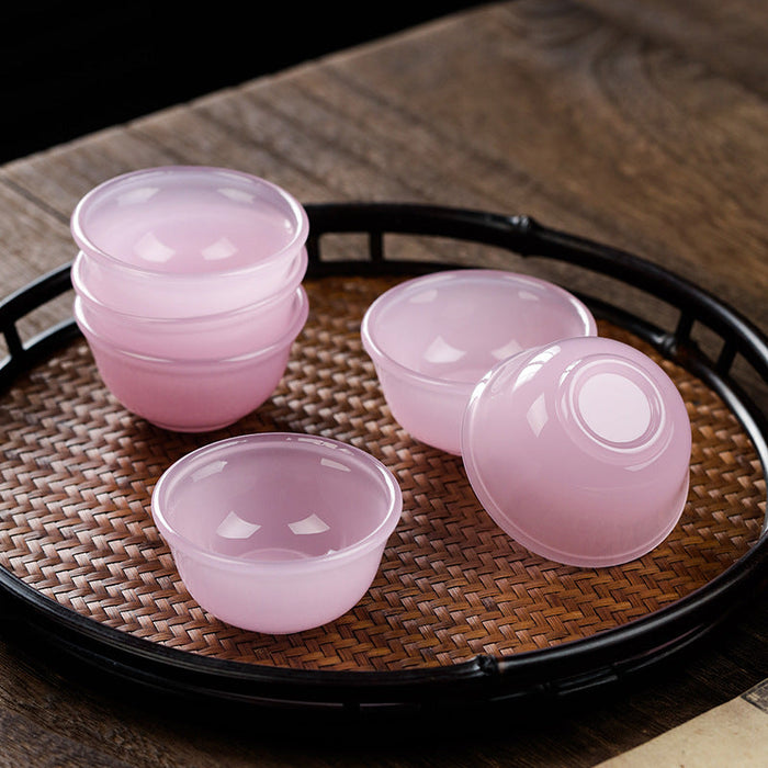 De Hua "Pink Jade" Jingdezhen Porcelain Tea Set