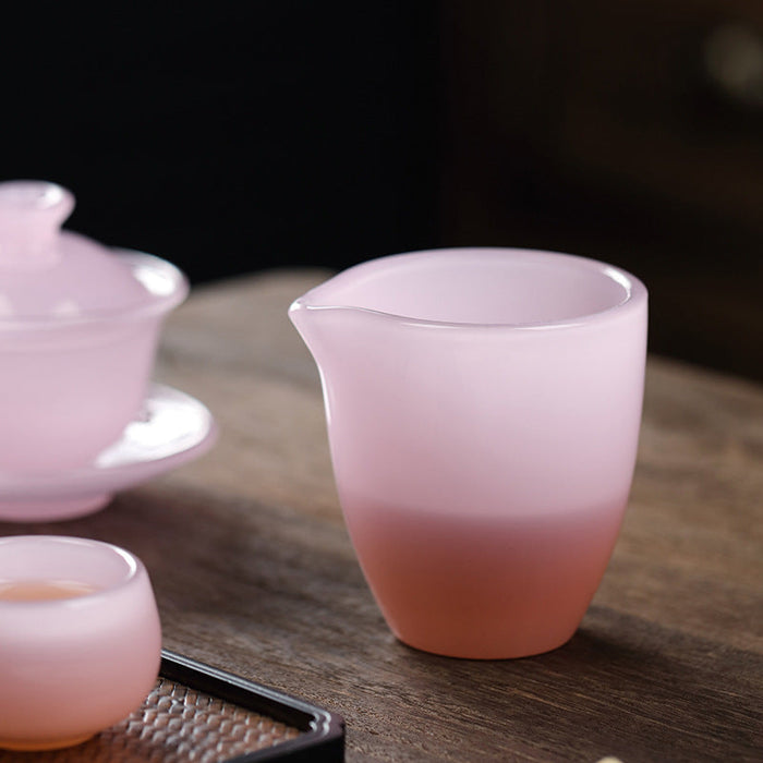 De Hua "Pink Jade" Jingdezhen Porcelain Tea Set