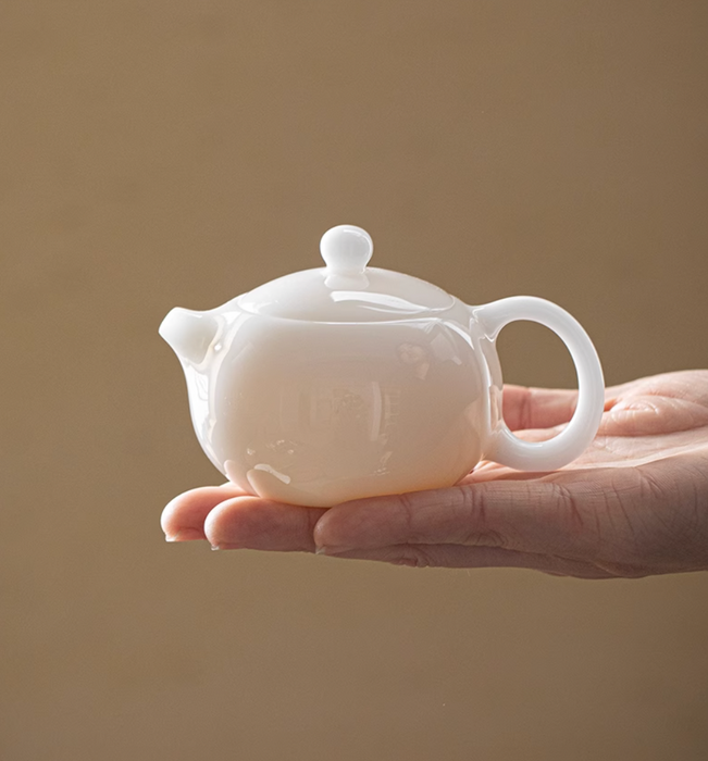 Ice Jade Porcelain "Xi Shi" Teapot | Yunnan Sourcing Tea Shop