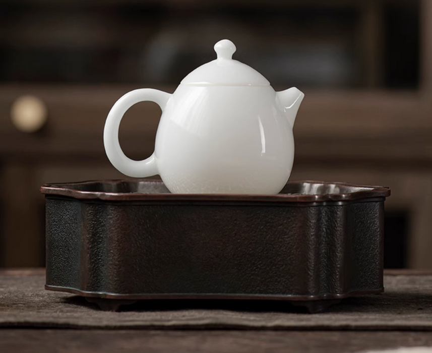 Ice Jade Porcelain "Dragon Egg" Teapot | Yunnan Sourcing Tea Shop