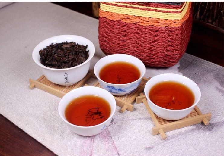 Three Cranes "2503" Premium Liu Bao Tea in Basket