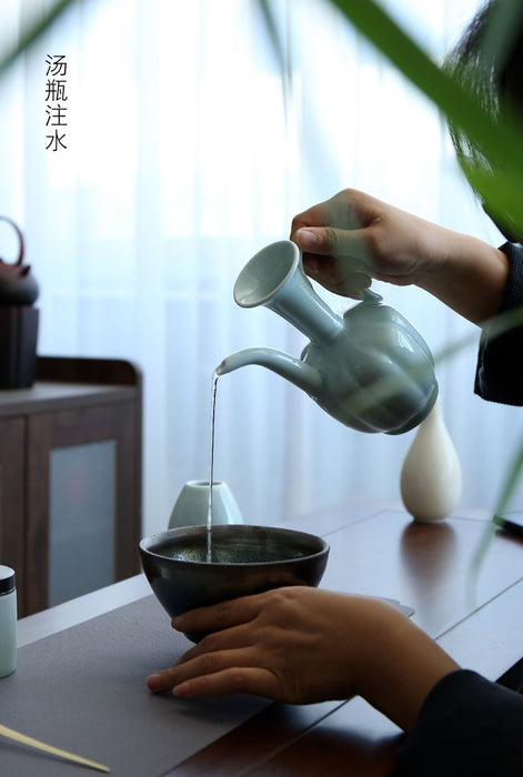 Chinese Style "Mo Cha" Tea Art Set with Jianzhan Bowl