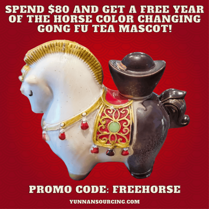 Year of the Horse Color Changing Gong Fu Tea Mascot | Yunnan Sourcing Tea Shop