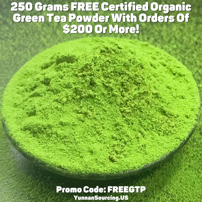 Certified Organic Green Tea Powder USDA and EU Certified