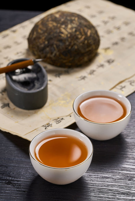 2013 Golden Bamboo Garden Village Raw Pu-erh Tea Tuo