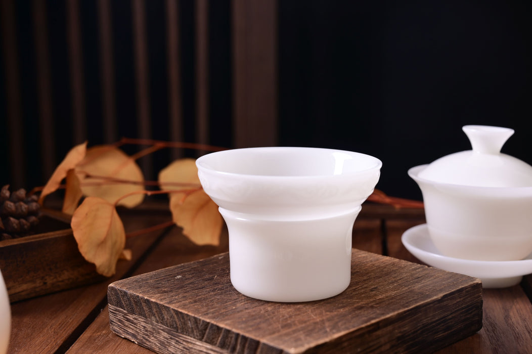 Ice Jade Porcelain Tea Strainer | Yunnan Sourcing Tea Shop