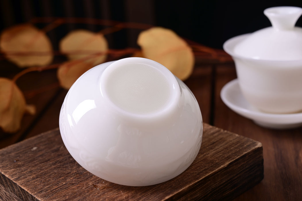 Ice Jade Porcelain Tea Strainer | Yunnan Sourcing Tea Shop