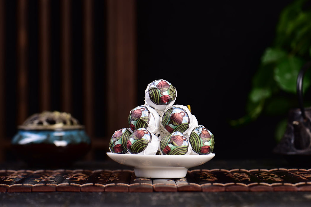 2024 Yunnan Sourcing "Magic Teapot" Ripe Pu-erh Tea Dragon Balls