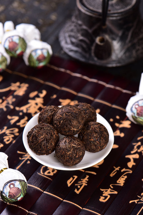 2024 Yunnan Sourcing "Magic Teapot" Ripe Pu-erh Tea Dragon Balls | Yunnan Sourcing Tea Shop