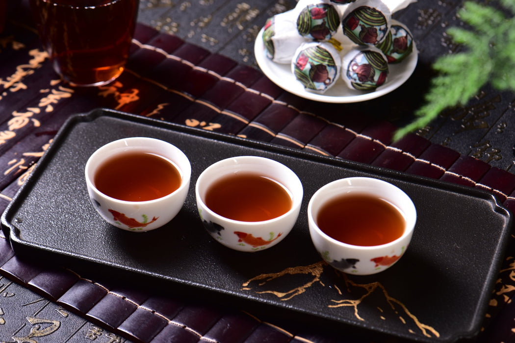 2024 Yunnan Sourcing "Magic Teapot" Ripe Pu-erh Tea Dragon Balls | Yunnan Sourcing Tea Shop