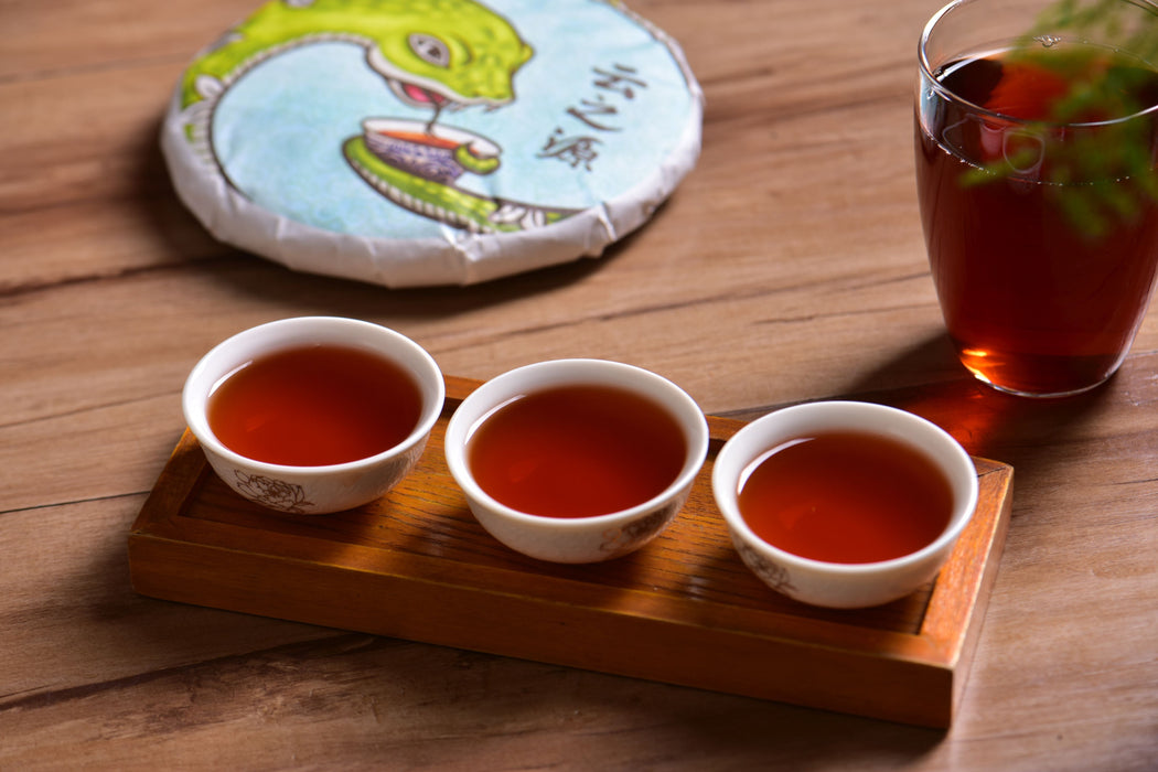 2025 Yunnan Sourcing "Zhang Jia San Dui" Ripe Pu-erh Tea Cake | Yunnan Sourcing Tea Shop