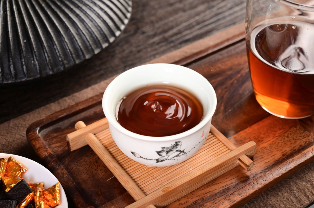 Chrysanthemum & Aged Citrus Peel Ripe Pu-erh Instant Tea Resin | Yunnan Sourcing Tea Shop