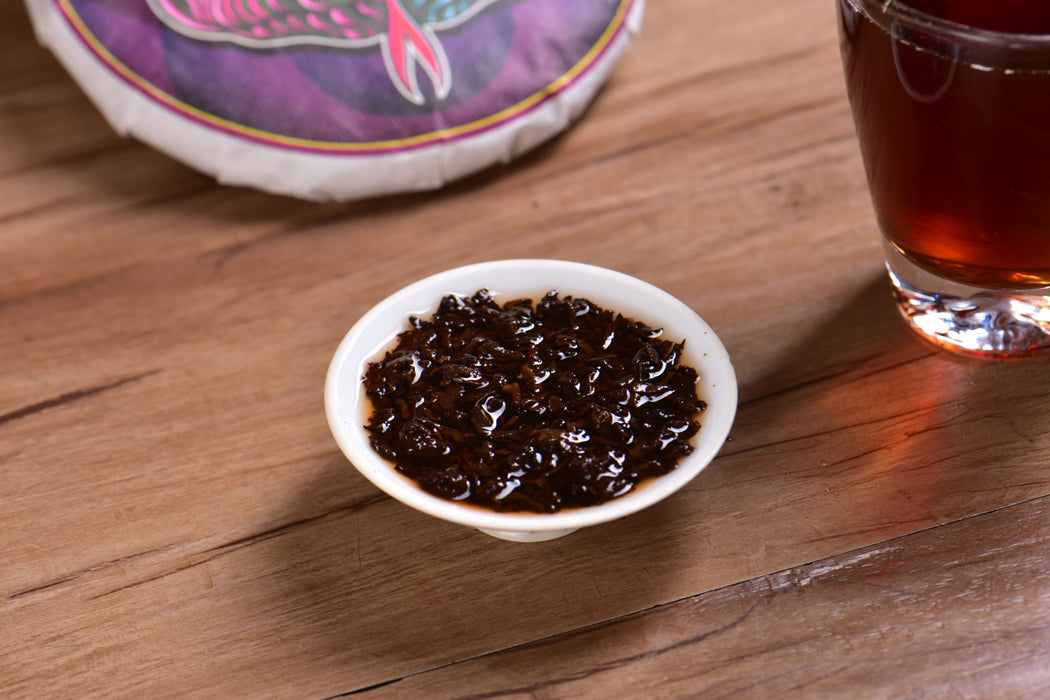 2025 Yunnan Sourcing "Lao Man'e Old Tree" Ripe Pu-erh Tea Cake | Yunnan Sourcing Tea Shop