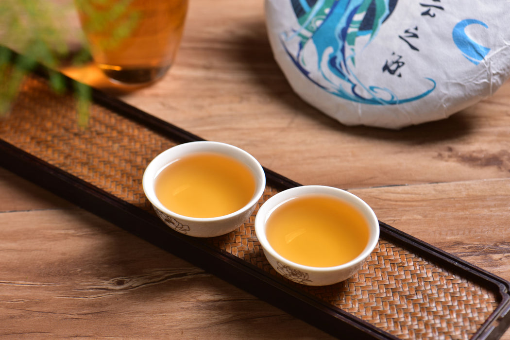 2025 Yunnan Sourcing "Jiu Tai Po Bai Cha" Old Arbor White Tea Cake | Yunnan Sourcing Tea Shop