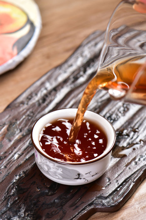 2026 Yunnan Sourcing "Sunset" Ripe Pu-erh Tea Cake | Yunnan Sourcing Tea Shop