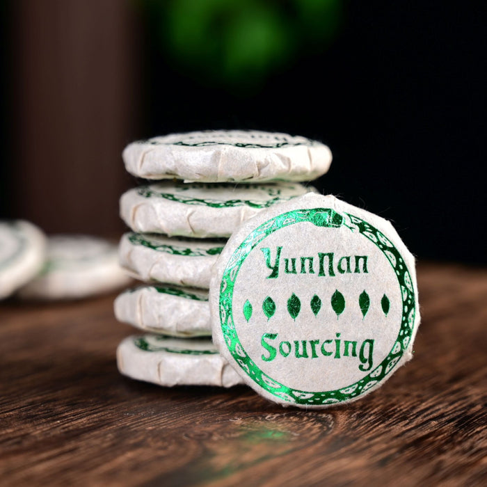 2025 Yunnan Sourcing "Green Label" Wild Arbor Raw Pu-erh Tea Mini Cakes | Yunnan Sourcing Tea Shop