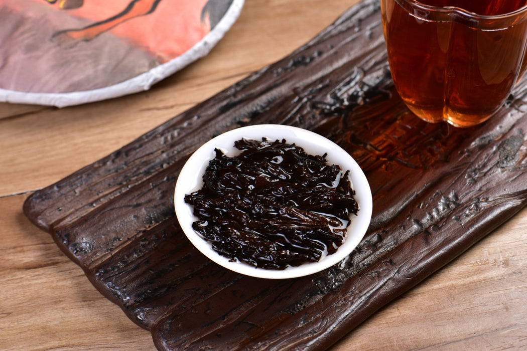 2026 Yunnan Sourcing "Sunset" Ripe Pu-erh Tea Cake | Yunnan Sourcing Tea Shop