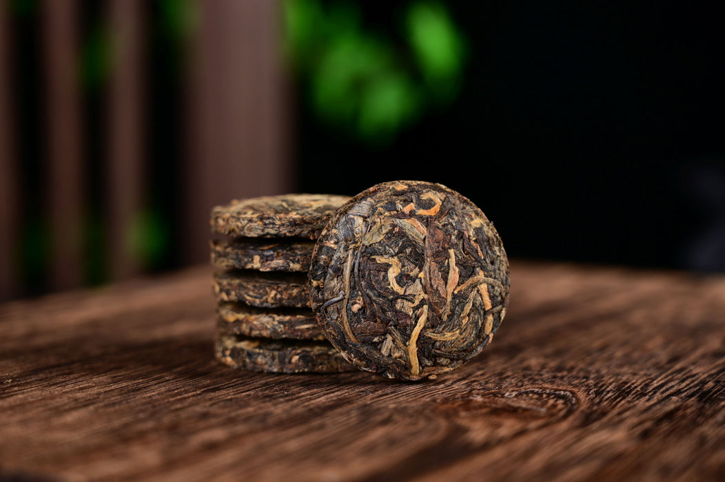 2025 Yunnan Sourcing "Red Label" Wild Arbor Black Tea Mini Cakes | Yunnan Sourcing Tea Shop