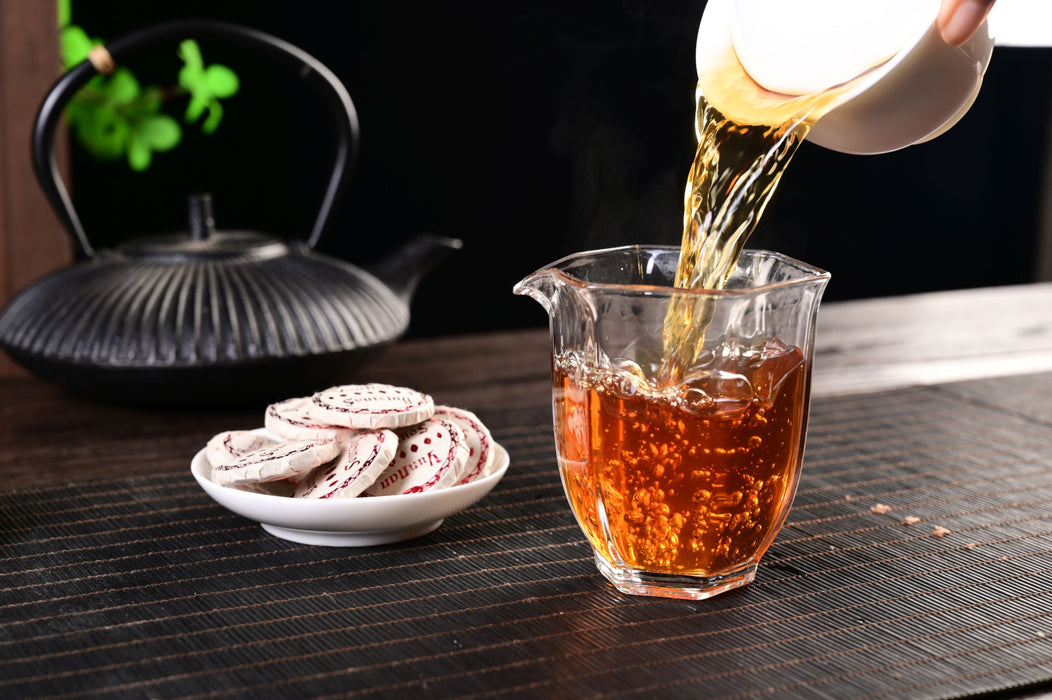 2025 Yunnan Sourcing "Red Label" Wild Arbor Black Tea Mini Cakes | Yunnan Sourcing Tea Shop