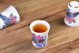 Mutton Fat Ice Jade "Peacock Pageantry" Tea Cup | Yunnan Sourcing Tea Shop