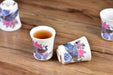 Mutton Fat Ice Jade "Peacock Pageantry" Tea Cup | Yunnan Sourcing Tea Shop