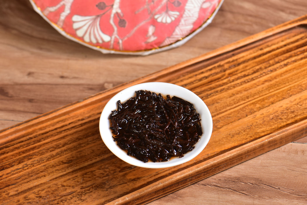 2025 Yunnan Sourcing "Peerless Red Label" Ripe Pu-erh Tea Cake | Yunnan Sourcing Tea Shop