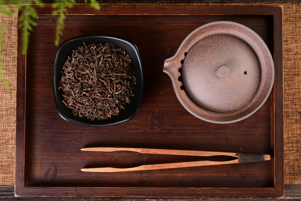 25 Years Aged Ripe Pu-erh Tea from Menghai | Yunnan Sourcing Tea Shop
