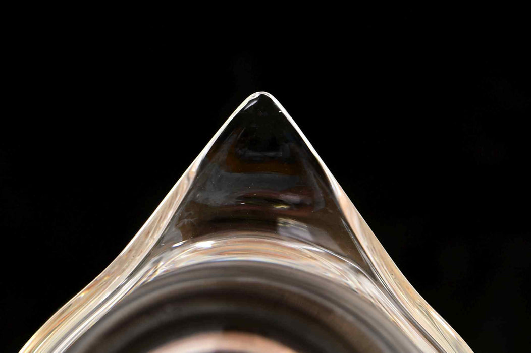 Bamboo Motif Glass Cha Hai with Wooden Handle | Yunnan Sourcing Tea Shop