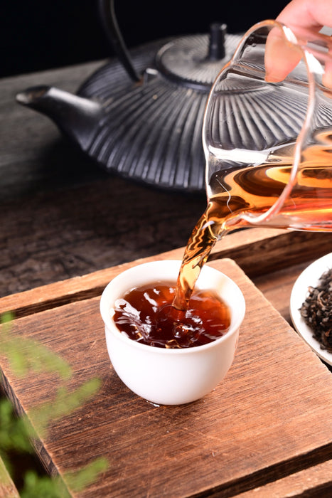 25 Years Aged Ripe Pu-erh Tea from Menghai | Yunnan Sourcing Tea Shop