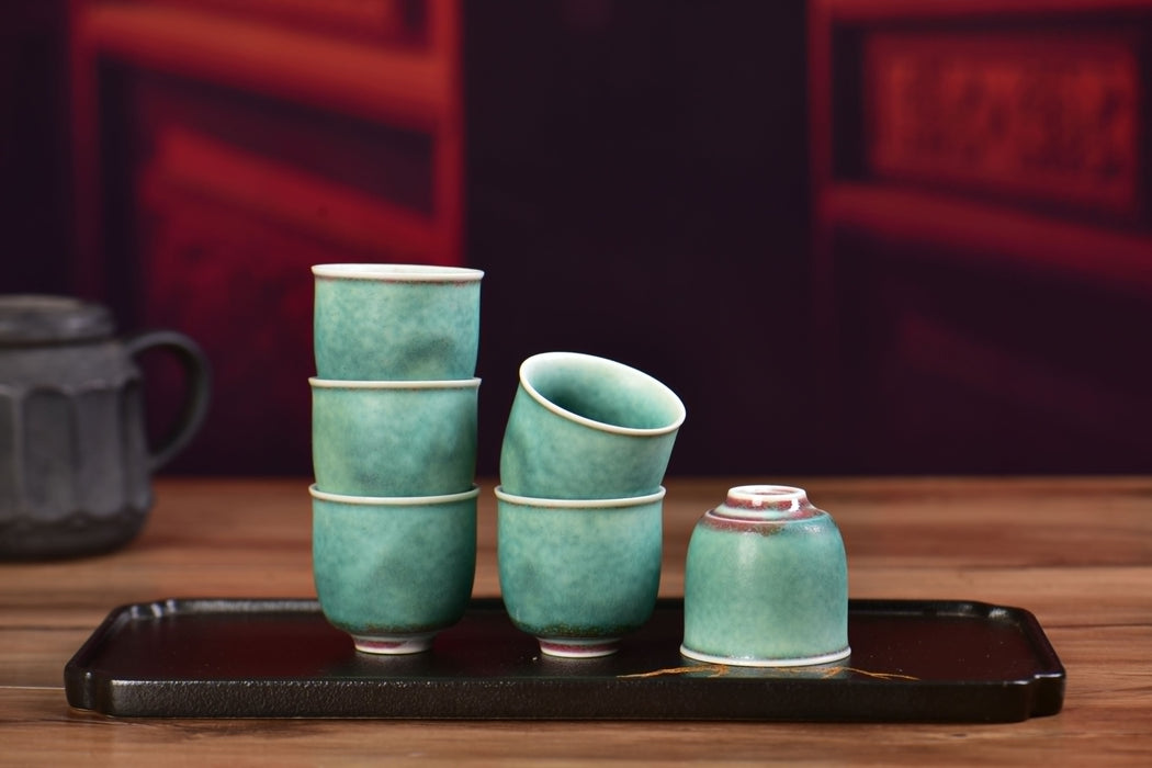 Verdant Mist Celadon Tea Cups | Yunnan Sourcing Tea Shop