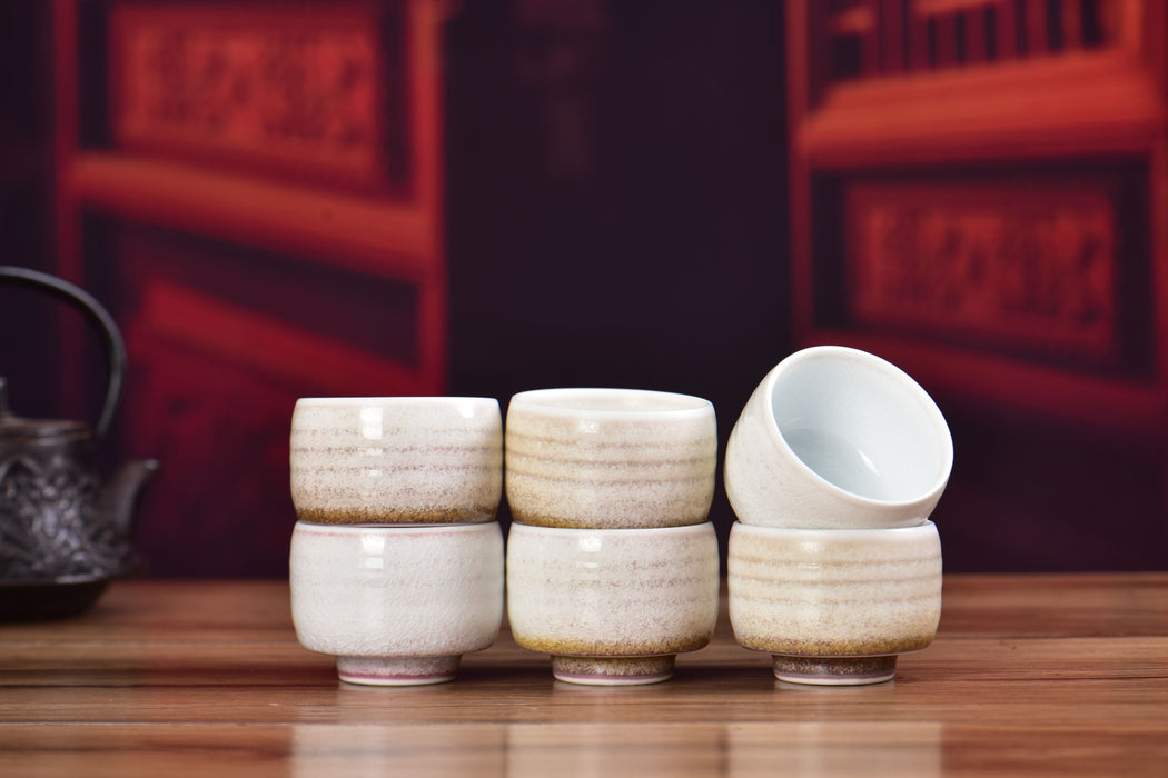 Rustic Horizon Glazed Tea Cups | Yunnan Sourcing Tea Shop