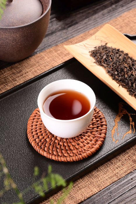 25 Years Aged Ripe Pu-erh Tea from Menghai | Yunnan Sourcing Tea Shop