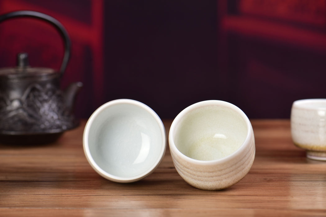 Rustic Horizon Glazed Tea Cups | Yunnan Sourcing Tea Shop