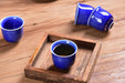 Midnight Glaze Cobalt Blue Porcelain Tea Cups | Yunnan Sourcing Tea Shop