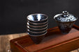 Midnight Constellation Jianzhan Gaiwan and Cups | Yunnan Sourcing Tea Shop