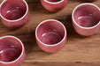 Coral Bloom White-Rimmed Tea Cups | Yunnan Sourcing Tea Shop