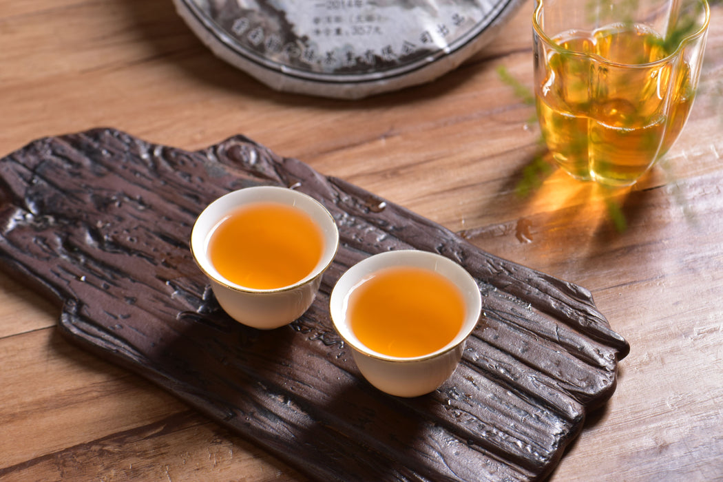 2014 Yun He Zhen "Wu Liang Ancient Rhyme" Raw Pu-erh Tea Cake | Yunnan Sourcing Tea Shop