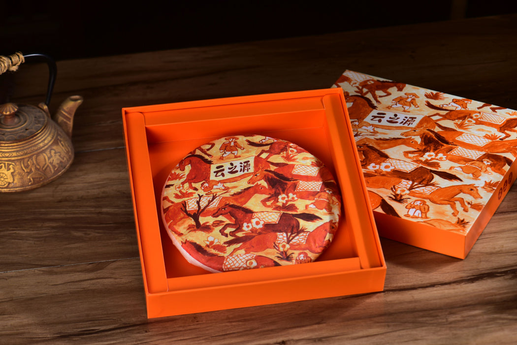 2026 Yunnan Sourcing "He Kai Village" Ripe Pu-erh Tea Cake | Yunnan Sourcing Tea Shop