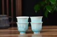 Ice-Blue Snowflake Crystalline Glazed Porcelain Tea Cup | Yunnan Sourcing Tea Shop