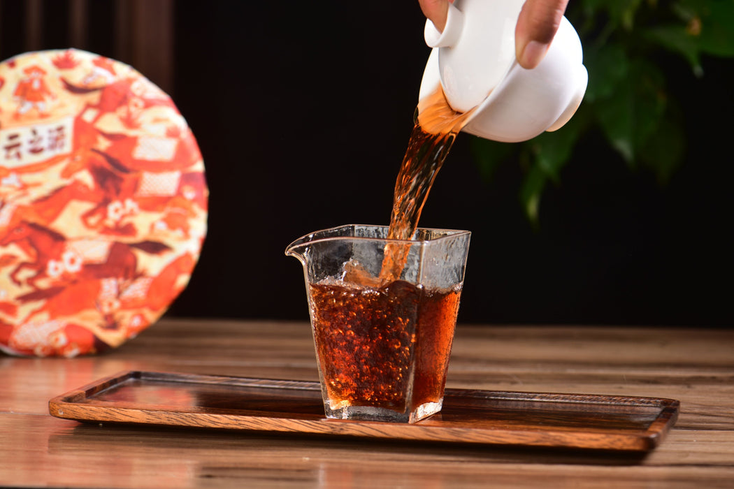 2026 Yunnan Sourcing "He Kai Village" Ripe Pu-erh Tea Cake | Yunnan Sourcing Tea Shop