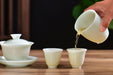 Pale Celadon Ice Jade Porcelain Gongfu Tea Set | Yunnan Sourcing Tea Shop