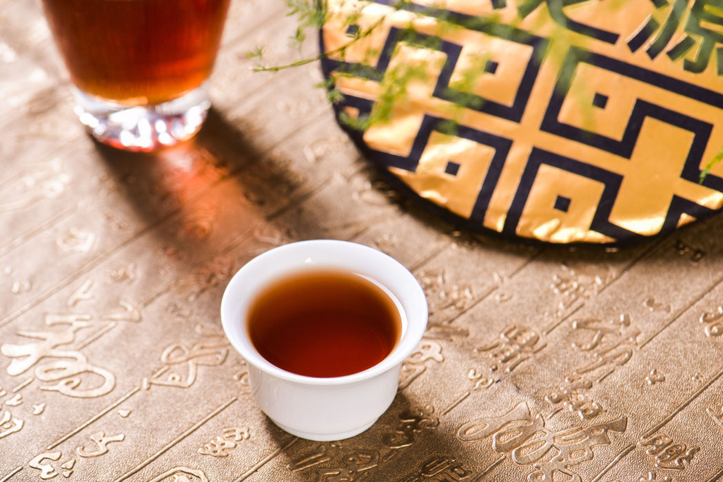 2024 Yunnan Sourcing "Gold Label" Ripe Pu-erh Tea Cake