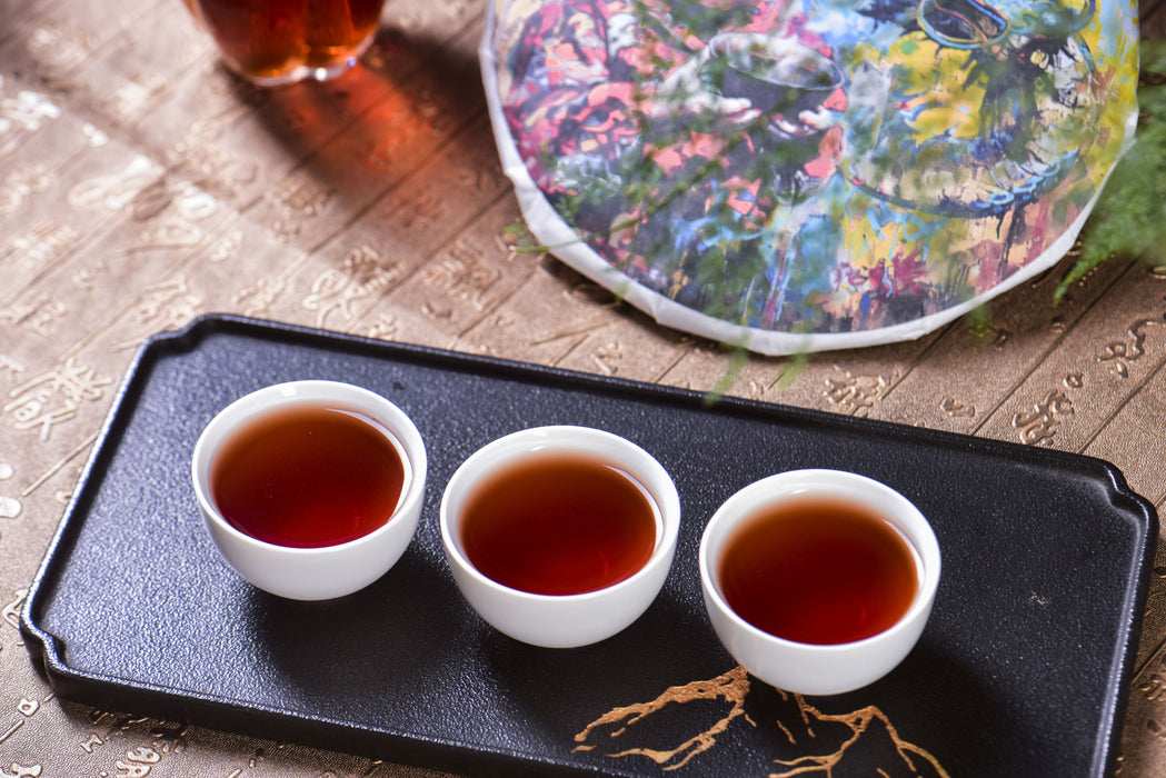 2024 Yunnan Sourcing "Yi Bang Village" Ripe Pu-erh Tea Cake