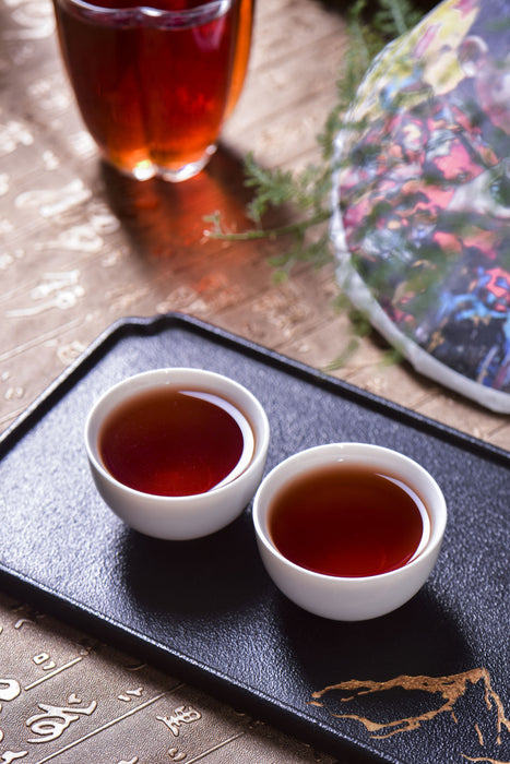 2024 Yunnan Sourcing "Yi Bang Village" Ripe Pu-erh Tea Cake