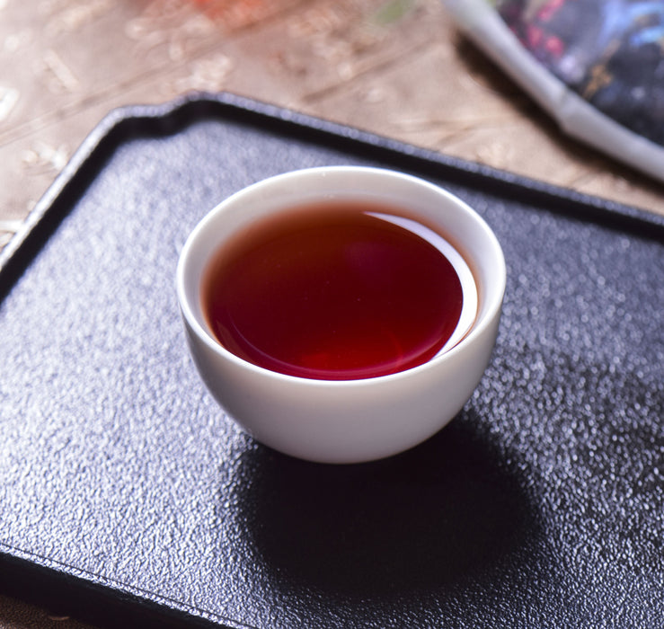 2024 Yunnan Sourcing "Yi Bang Village" Ripe Pu-erh Tea Cake