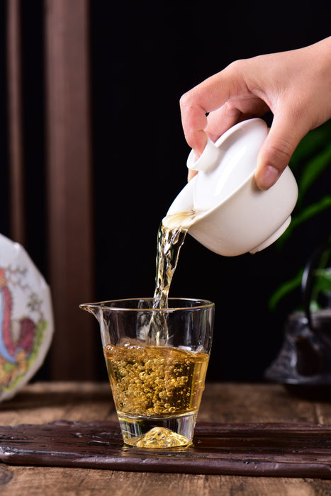 2024 Yunnan Sourcing "Mengku Gu Shu Bai Cha" White Tea Cake