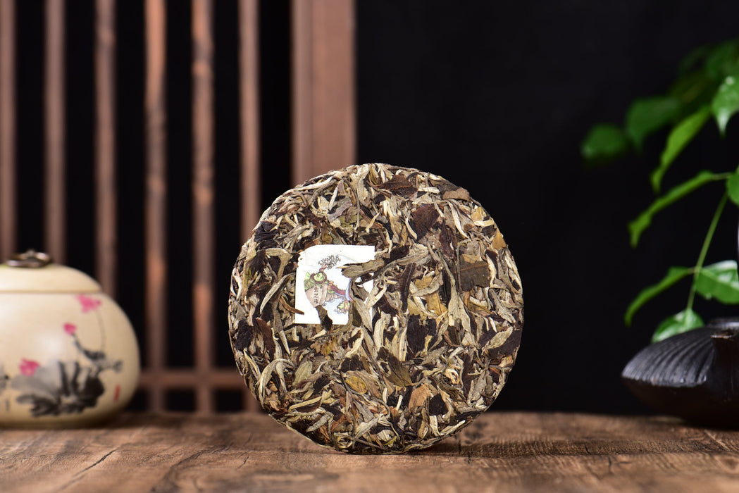 2024 Yunnan Sourcing "Mengku Gu Shu Bai Cha" White Tea Cake