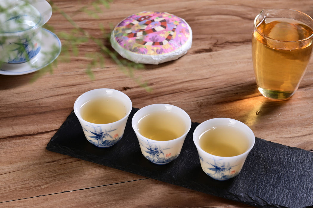 2025 Yunnan Sourcing "Yi Wu Villages" Raw Pu-erh Tea 7 Cake Set | Yunnan Sourcing Tea Shop