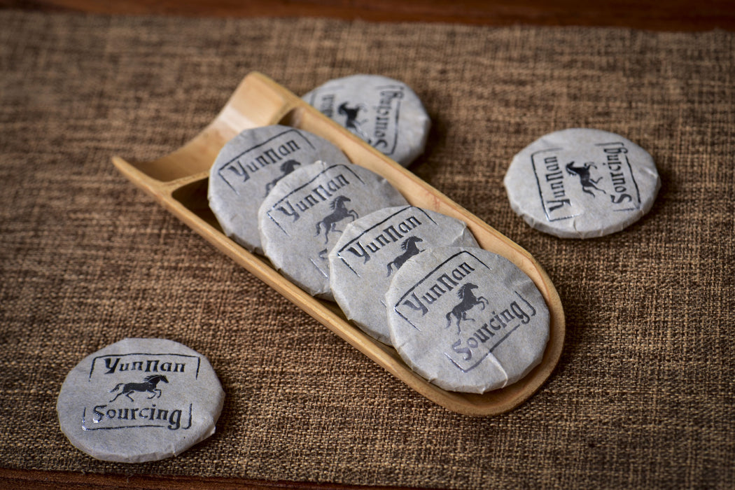 2026 Yunnan Sourcing "Silver Horse" White Tea Mini Cakes | Yunnan Sourcing Tea Shop